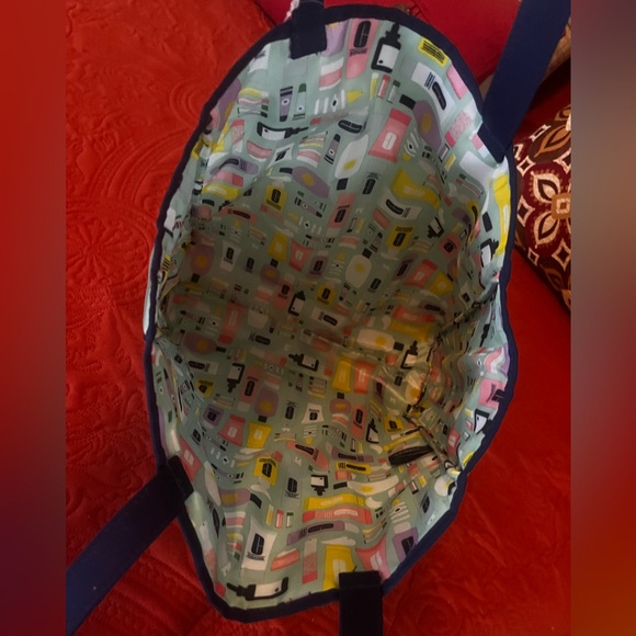 Kate Spade for Clinique Green “Bag of Tricks” Tote Bag NWT - Picture 8 of 14